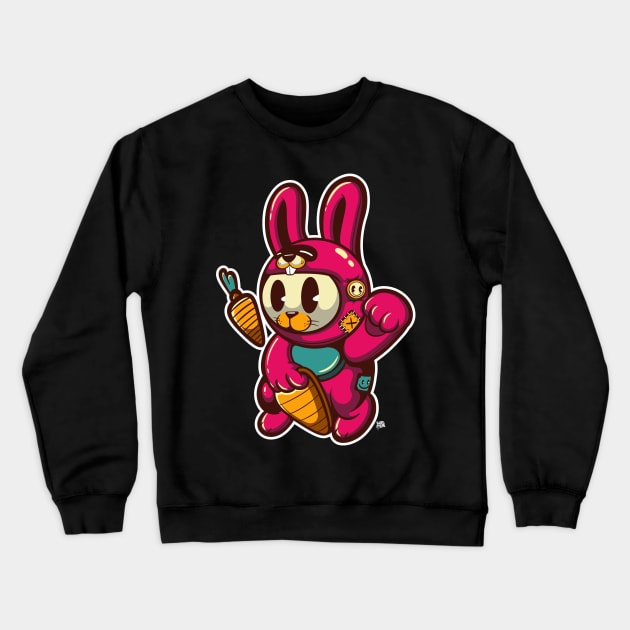 lucky bunny Crewneck Sweatshirt by Behold Design Supply